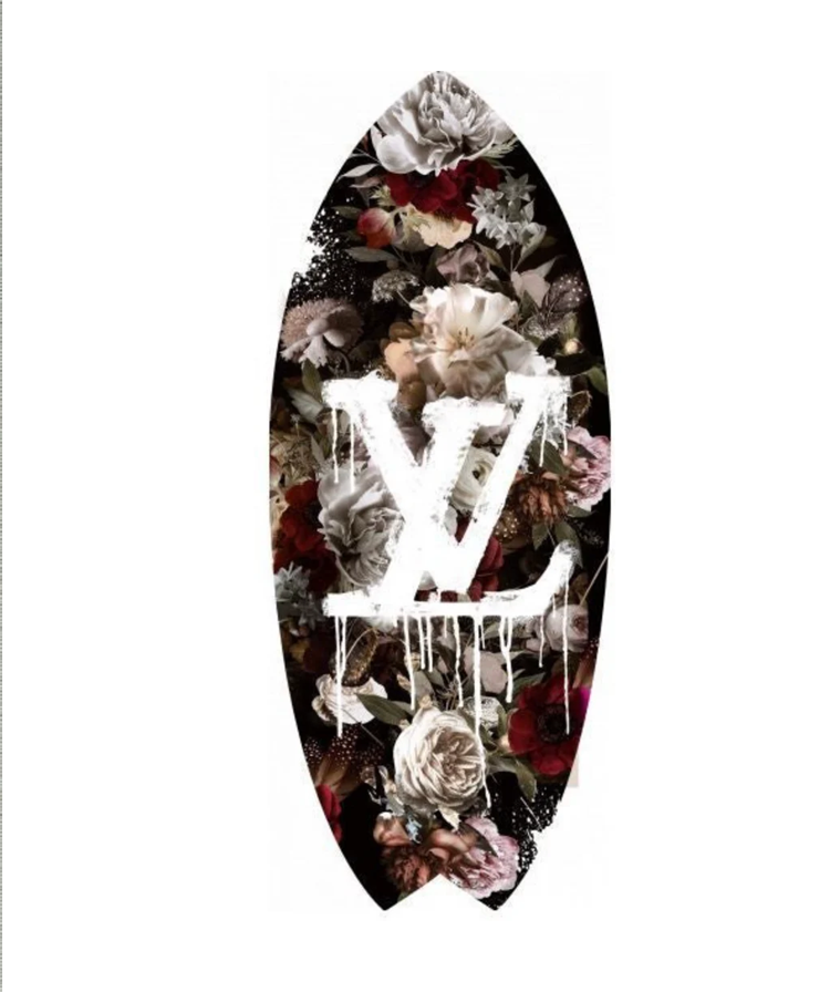 Louis Vuitton-Inspired King Bloom Skimboard