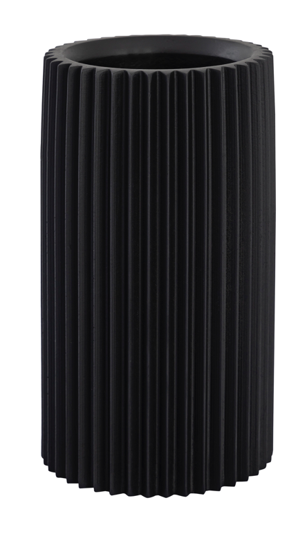 Jenna Black Concrete Table Vase
