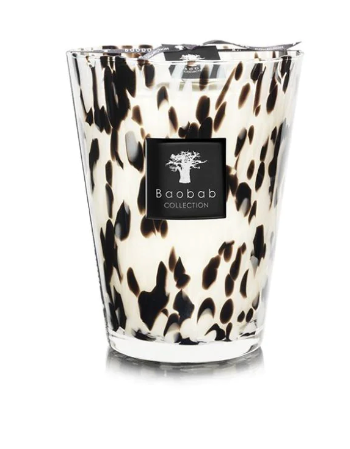 CANDLE PEARLS BLACK- Max 24
