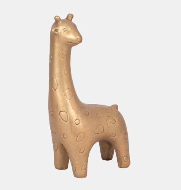 Standing Giraffe - Gold 12" (damaged/ discounted)