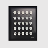 Mini Fender Guitar Pick Wall Art