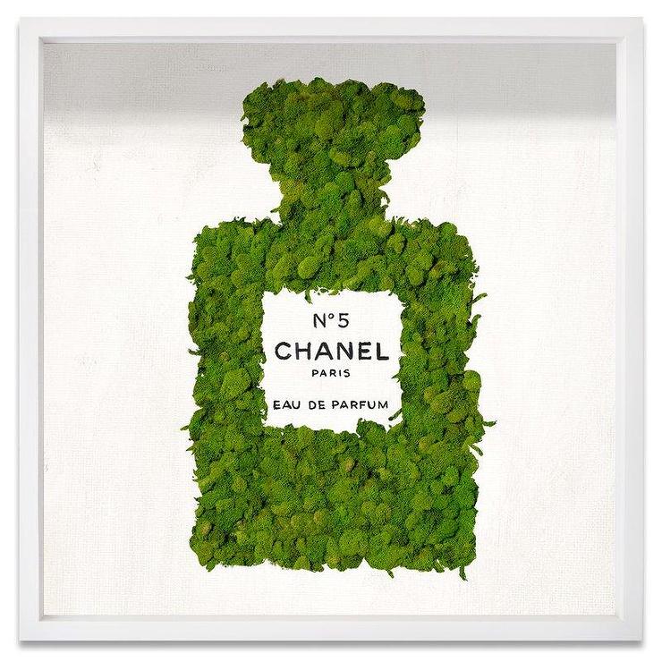 Chanel Inspired Moss Wall Art