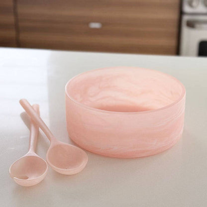 Resin Rose Haven  Salad Servers