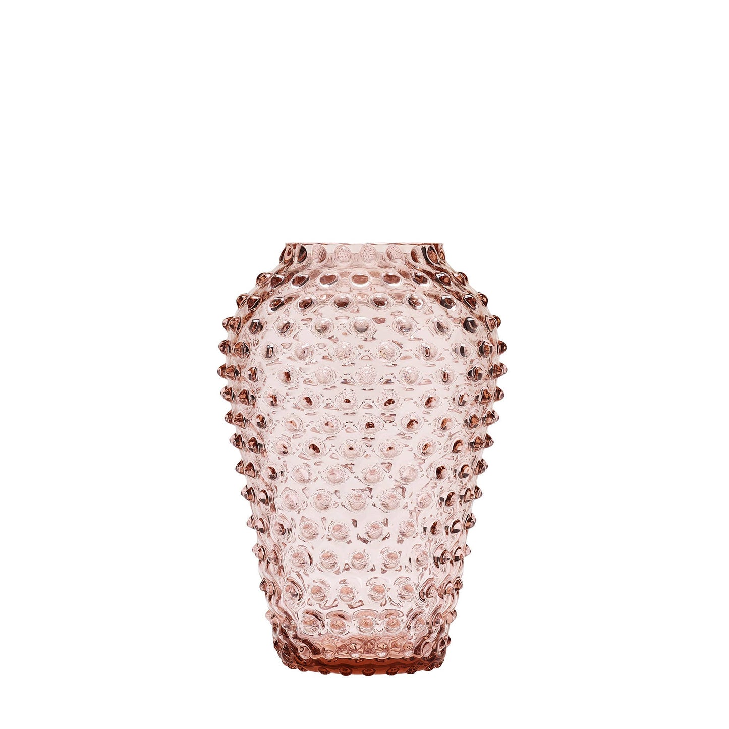 Hobnail Vase | Night Iris | Barrel | Bohemian Crystal