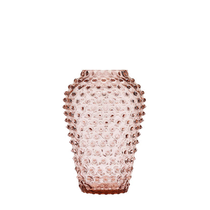 Hobnail Vase | Night Iris | Barrel | Bohemian Crystal