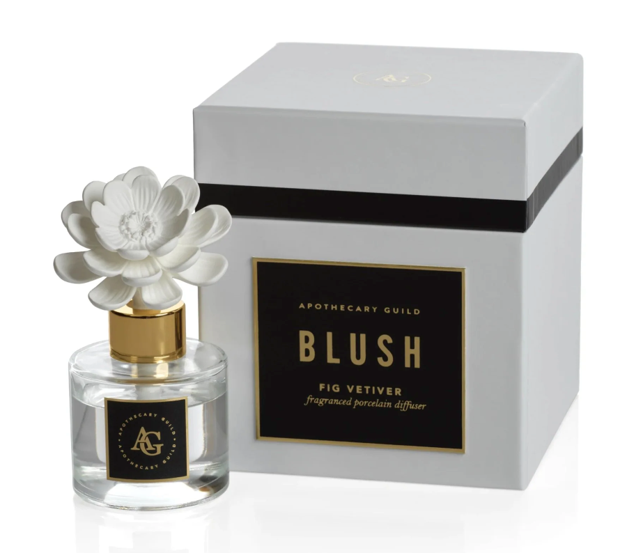 Apothecary Guild Blush Porcelain Diffuser Black