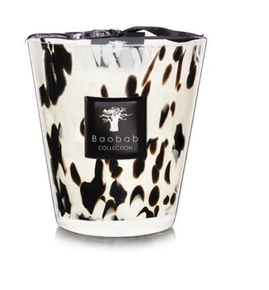 CANDLE PEARLS BLACK- Max 16