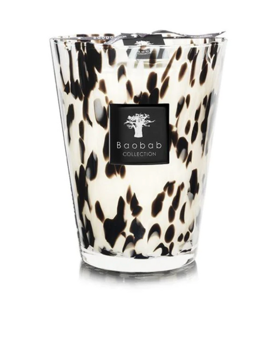 CANDLE PEARLS BLACK- Max 24