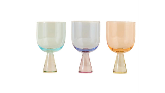 Colored Wine Glass