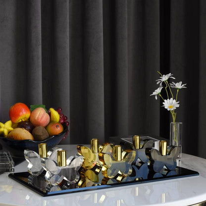 Pair of 3” Butterfly Candleholders